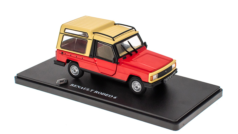 Renault Rodeo 6 1980 1:43 - Hachette časopis s modelem