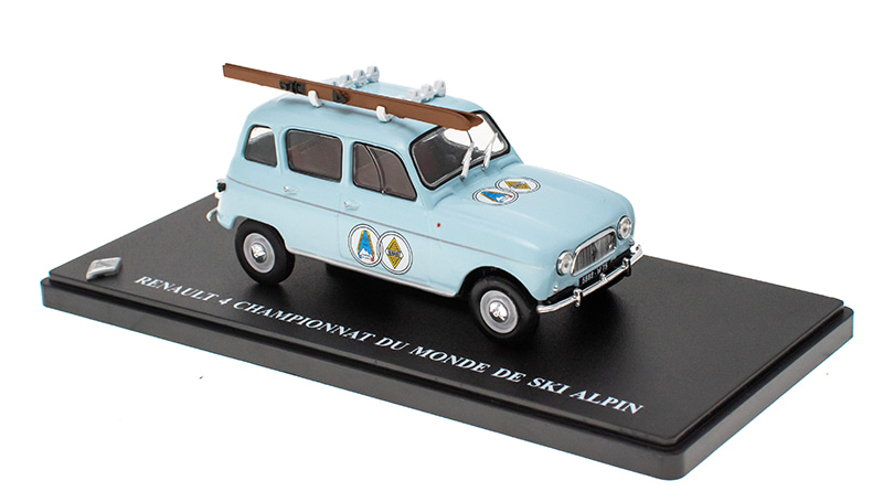 Renault 4 Championnat du Monde de Ski Alpin 1:43 - Hachette časopis s modelem