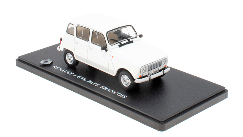 Renault 4 GTL Pape Francois 1984 1:43 - Hachette časopis s modelem