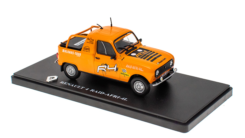 Renault 4 Raid-Afri-4L 1986 1:43 - Hachette časopis s modelem