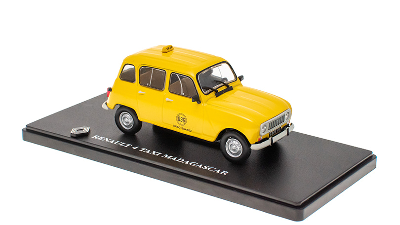 Renault 4 Taxi Madagascar 1983 1:43 - Hachette časopis s modelem