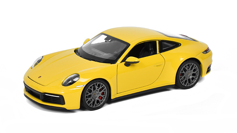 Porsche 911 Carrera 4S žlutá 1:24 - Welly