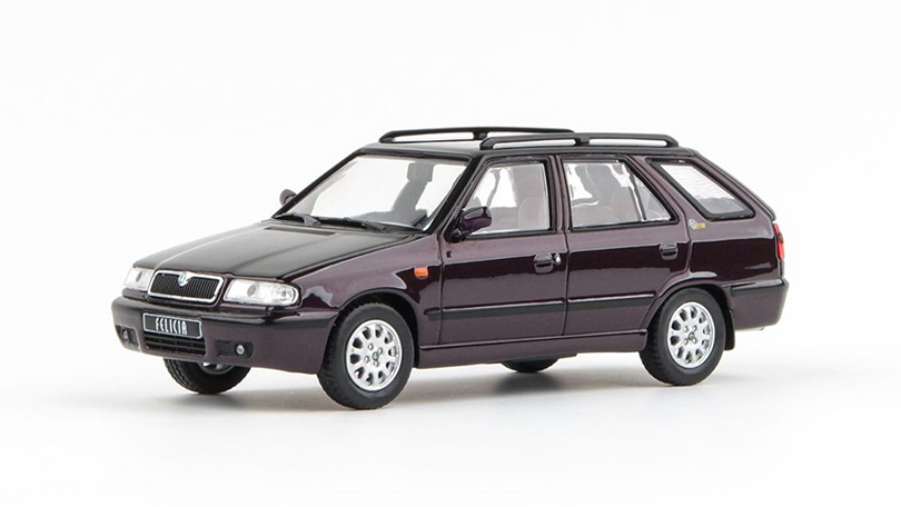 Škoda Felicia FL Combi 1998 Fialová Esprit Metalíza - Mystery 1:43 - Abrex