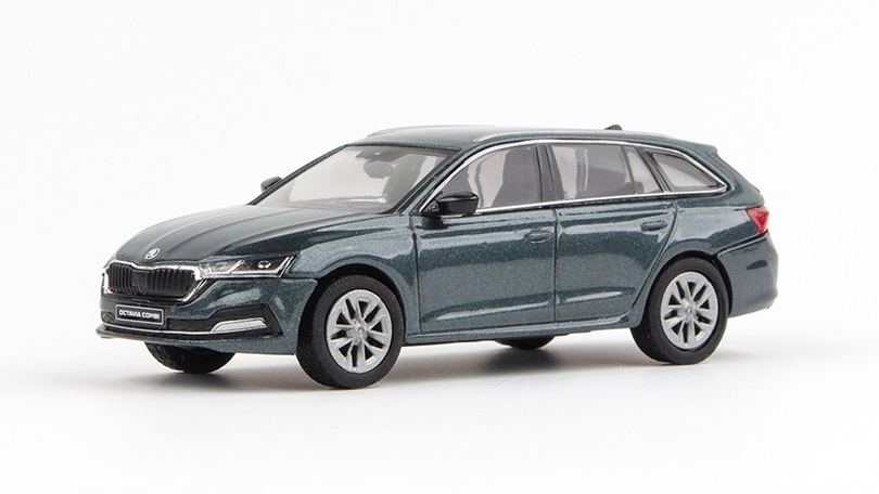 Škoda Octavia IV Combi 2020 Šedá Graphite Metalíza 1:43 - Abrex