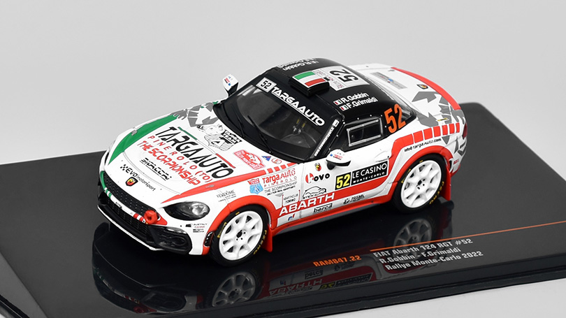 Fiat Abarth 124 RGT #52 Rallye Monte-Carlo 2022 1:43 - IXO Models