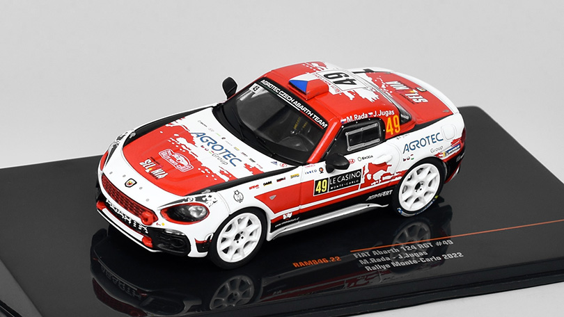 Fiat Abarth 124 RGT #49 Rallye Monte-Carlo 2022 1:43 - IXO Models