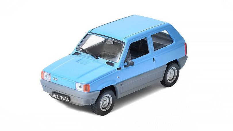 FIAT PANDA 1:43 - Kultovní auta PRL-u Polsko časopis s modelem