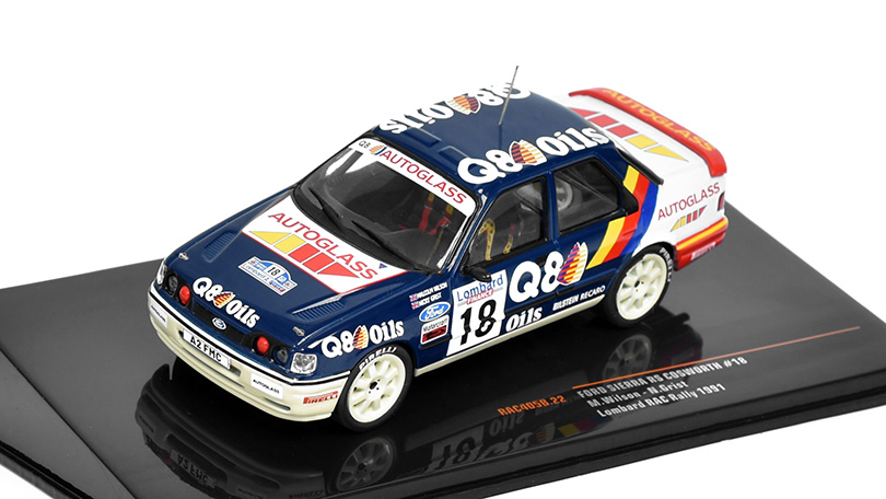 Ford Sierra RS Cosworth #18 Lombard RAC Rally 1991 Wilson/Grist 1:43 -IXO Models