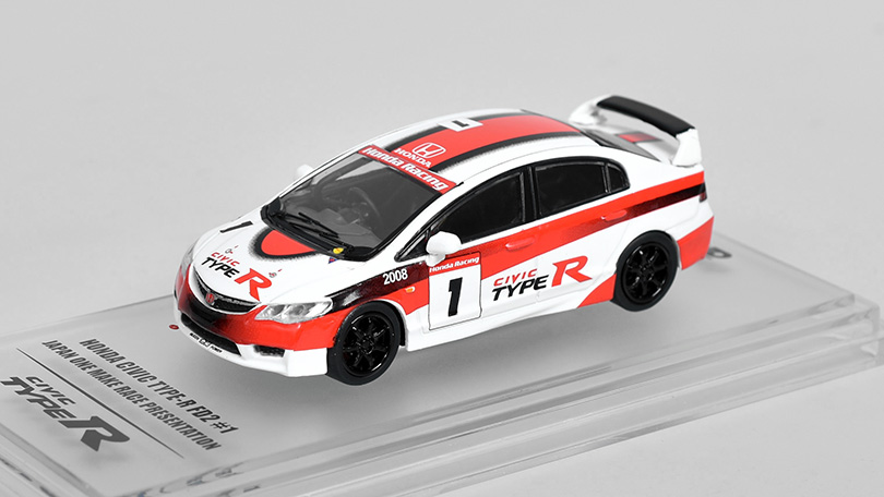 Honda Civic Type-R FD2 #1 Japan One Make Race Presentation 1:64 - INNO Models