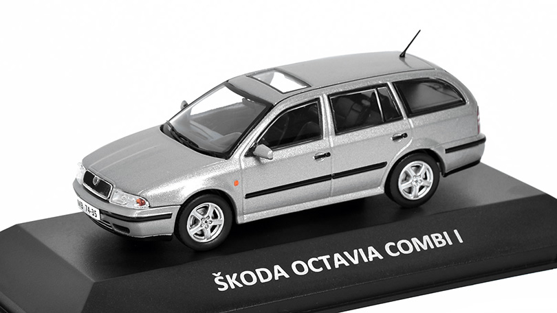 Škoda Octavia Combi I 1998 1:43 Kaleidoskop slavných vozů časopis s modelem #47