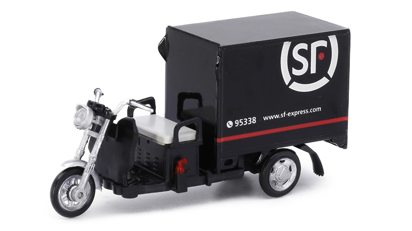 SF Express Delivery Elektrická tříkolka 1:43 - Tiny Toys