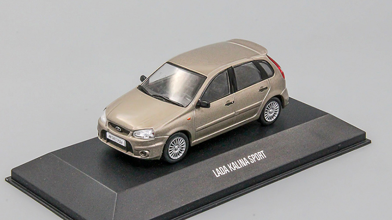 Lada Kalina Sport 1:43 Autolegendy Rusko - DeAgostini časopis s modelem #19