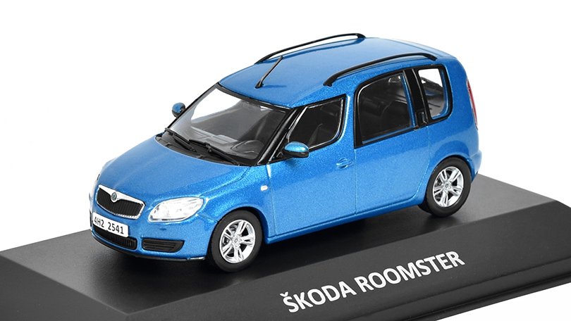 Škoda Roomster 2007 1:43 Kaleidoskop slavných vozů časopis s modelem #48