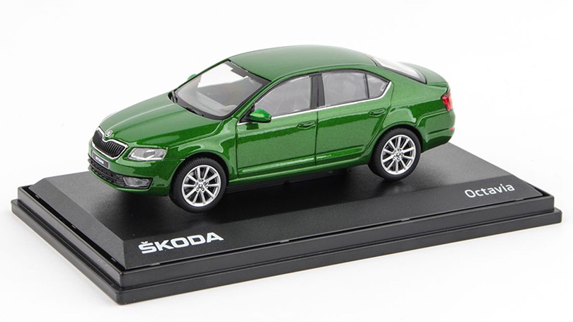 Škoda Octavia 3 2012 Zelená Rallye Metalíza 1:43 - Abrex