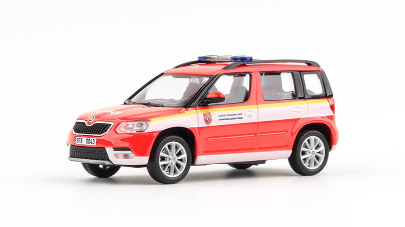 Škoda Yeti FL 2013 HZS Moravskoslezského Kraje 1:43 - Abrex