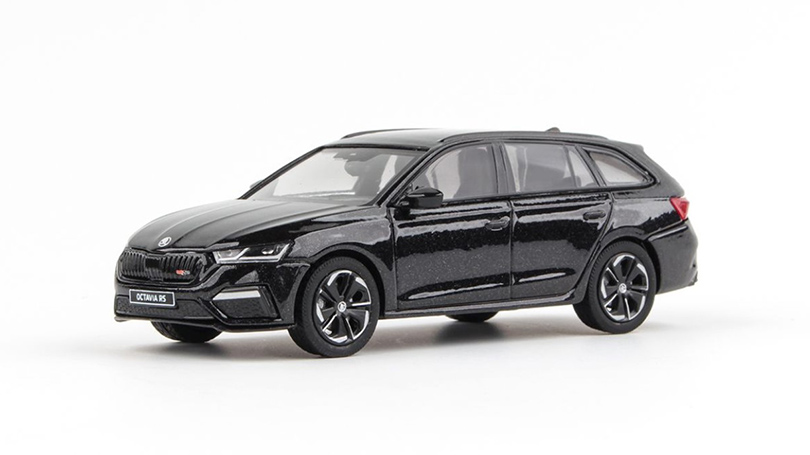 Škoda Octavia IV Combi RS 2020 Černá Magic Metalíza 1:43 - Abrex