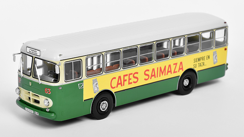 Pegaso 6021A Autobus 1984 Cafes Saimaza 1:43 - časopis s modelem