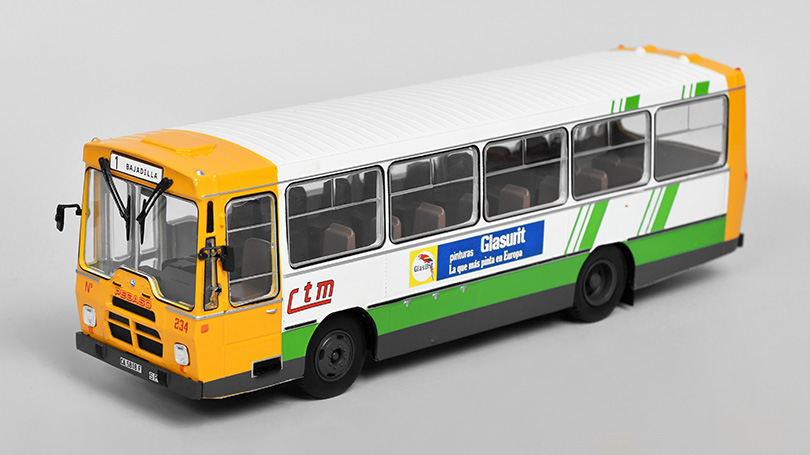 Pegaso 5062A Autobus 1980 Glasurit 1:43 - časopis s modelem