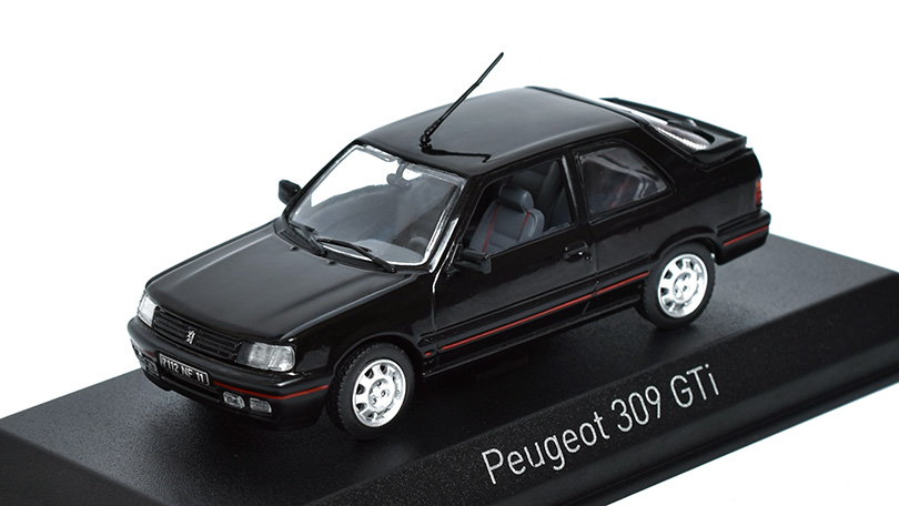 Peugeot 309 GTi 1987 černá 1:43 - NOREV 