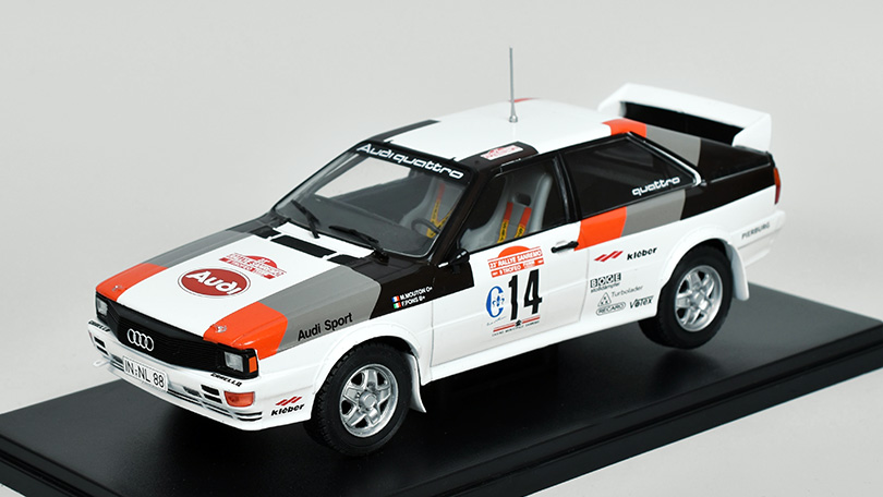 Audi Quattro A1 #14 Rallye Sanremo 1981 1:24 - Hachette časopis s modelem