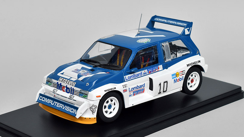 MG Metro 6R4 #10 RAC Rally GB 1985 1:24 - Hachette časopis s modelem