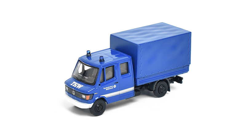 Mercedes L 307D DoKa THW 1988 1:87 - Brekina