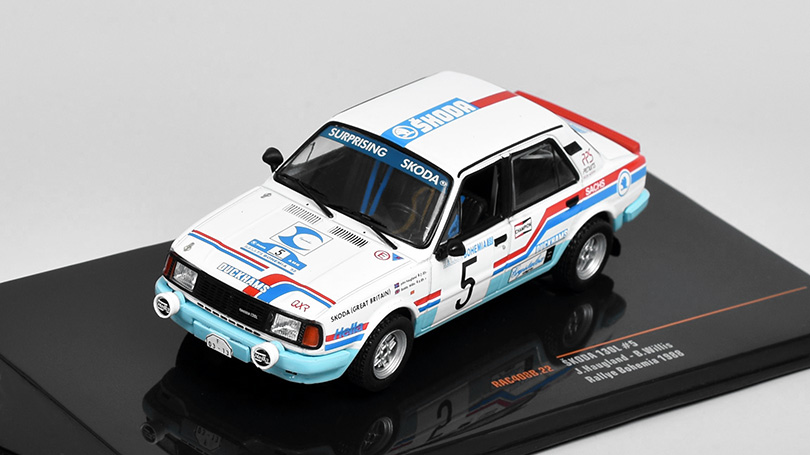 Škoda 130L #5 Rallye Bohemia 1988 Haugland/Willis 1:43 - IXO Models