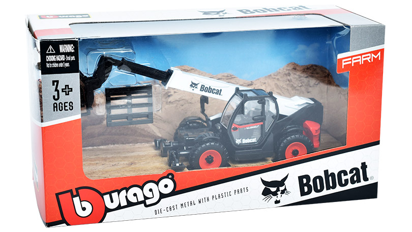 Bobcat T40.180SLP s paletizační vidlicí 1:50 - Bburago