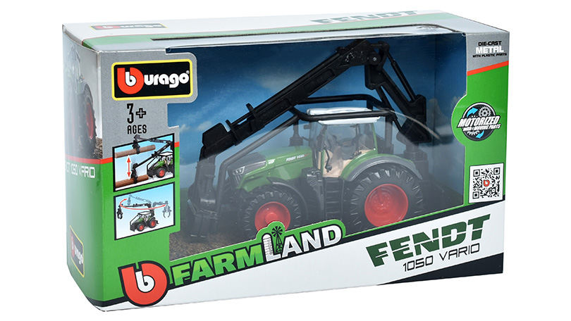 Fendt 1050 Vario Traktor s nakladačem 1:50 - Bburago