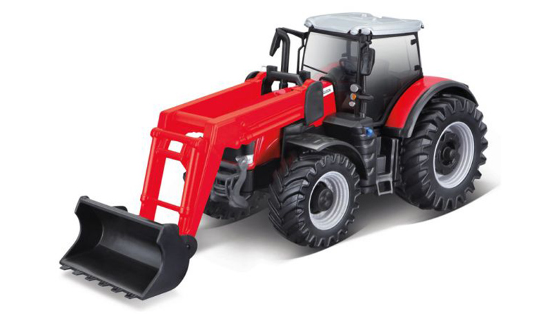 Massey Ferguson 8740S Traktor s nakladačem 1:50 - Bburago