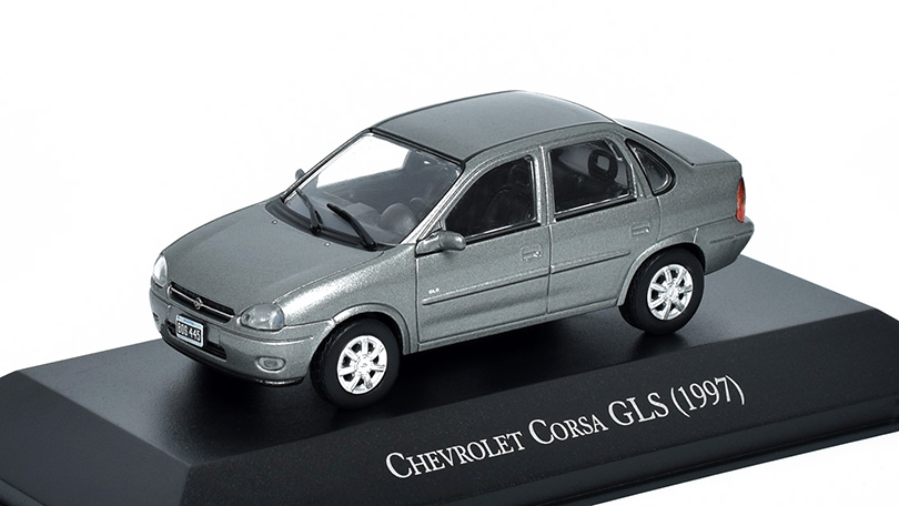 Chevrolet Corsa ( OPEL Corsa ) GLS 1997 1:43 - DeAgostini časopis s modelem