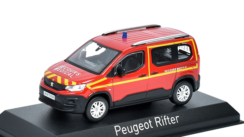 Peugeot Rifter 2019 Hasiči Zdravotnická Záchranná Služba 1:43 - NOREV 