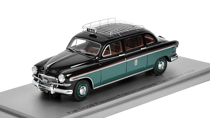 Fiat 1400B President Francis Lombardi Taxi Milano 1956 1:43-Kess BAZAROVÉ ZBOŽÍ