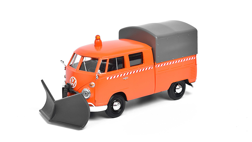 Volkswagen Type 2 T1 Sněžný pluh 1:24 - MOTORMAX 