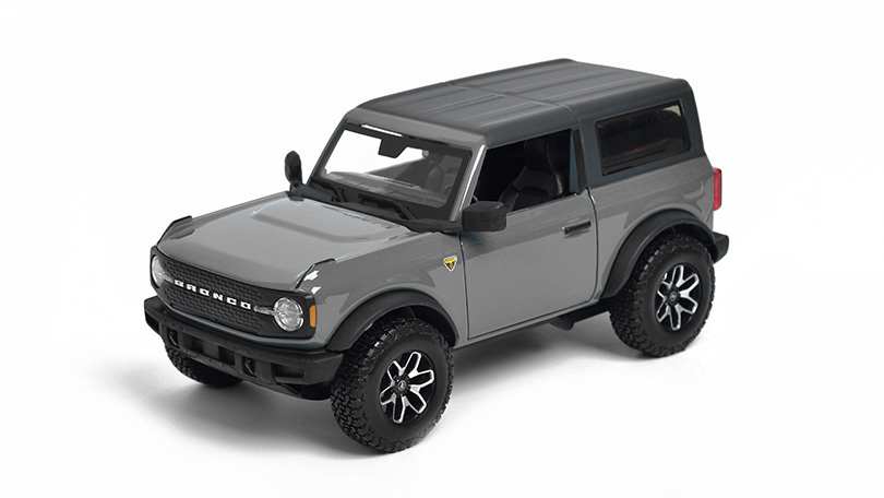 Ford Bronco Badlands 2021 šedá 1:24 - Maisto 