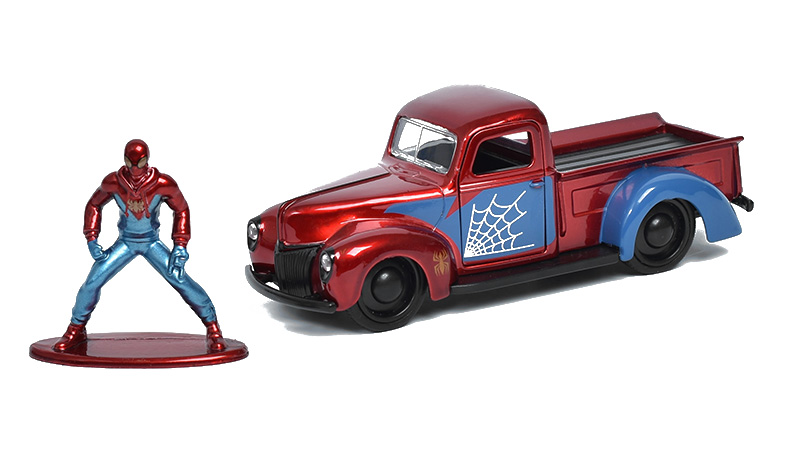 Ford Pickup 1941 s figurkou Spider Man 1:32 - Jada Toys