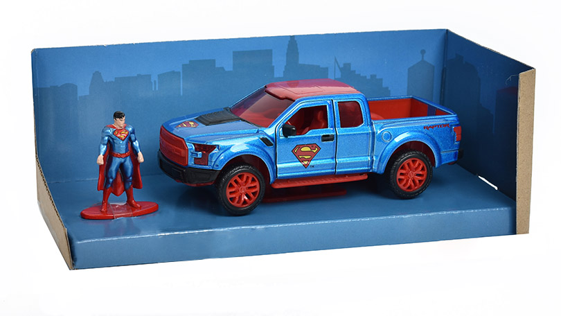 Ford F-150 Raptor 2017 s figurkou Supermana 1:32 - Jada Toys