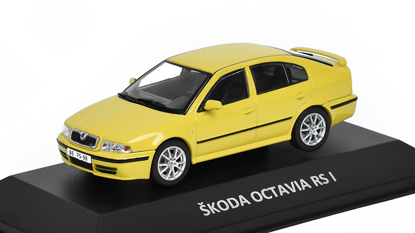 Škoda Octavia RS I 2000 1:43 Kaleidoskop slavných vozů časopis s modelem #51