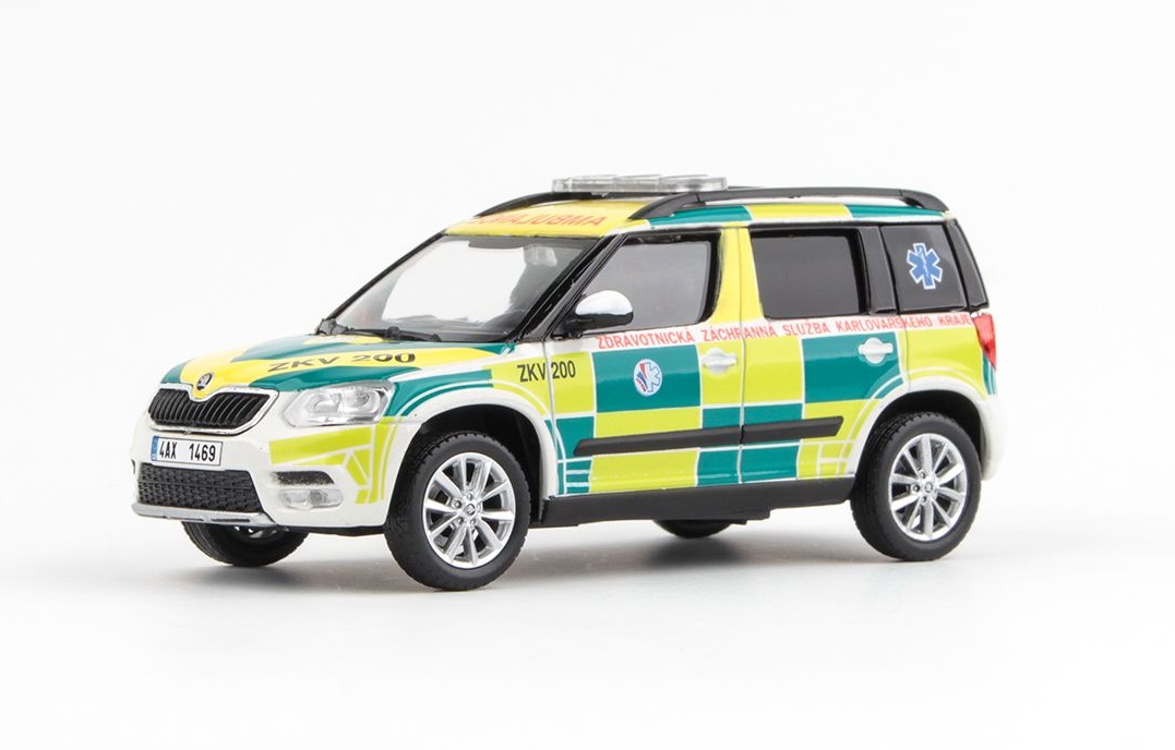 Škoda Yeti FL 2013 ZZS Karlovarského Kraje 200 1:43 - Abrex