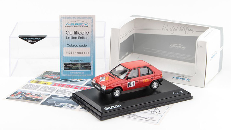 Škoda Favorit 136L (1988) 1:43 - SM Brněnská Osmihodinovka - Abrex