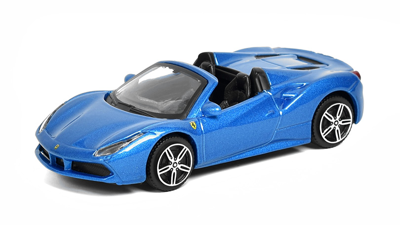 Ferrari 488 Spider 2015 modrá 1:43 - Bburago 