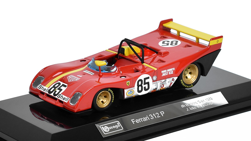 Ferrari 312 P #85 Watkins Glen 1972 1:43 - Bburago 