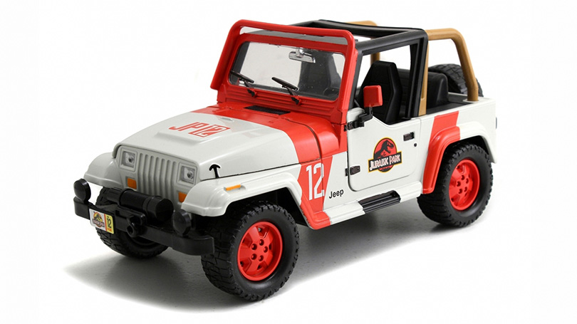 Jeep Wrangler 1992 z filmu Jurský park 1:24 - Jada Toys