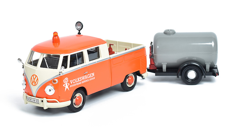 Volkswagen T1 Type 2 Pick-up s přívěsem-cisternou 1:24 - MOTORMAX