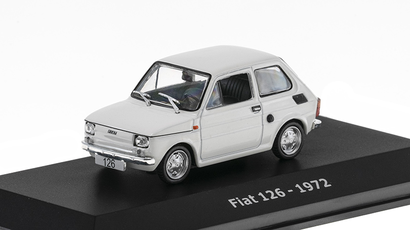 Fiat 126 1972 1:43 - Hachette časopis s modelem