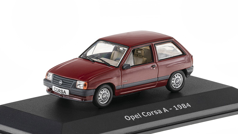 Opel Corsa A 1984 1:43 - Hachette časopis s modelem