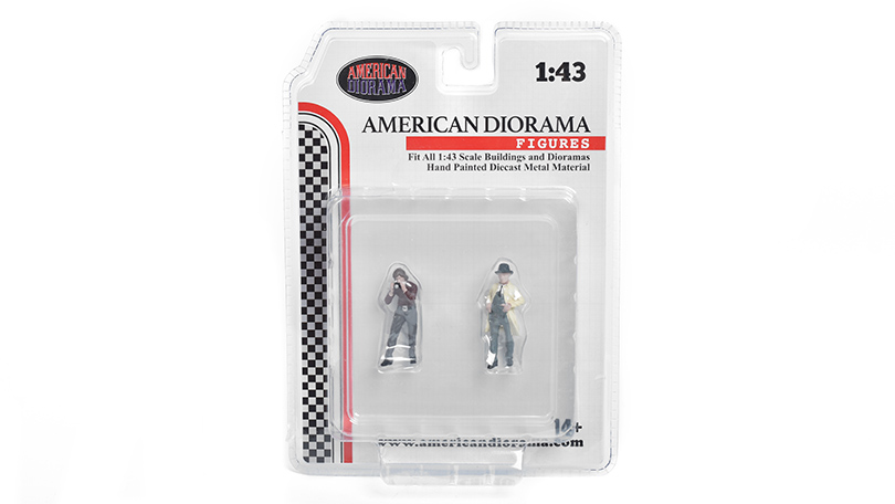 Sada figurek 2 ks 1:43 - Race Day Figures - American Diorama