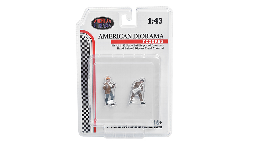 Sada figurek 2 ks 1:43 - Race Day Figures - American Diorama