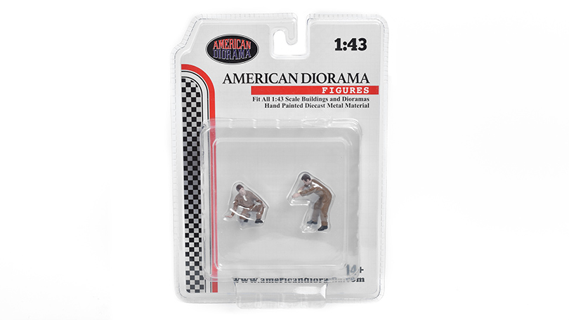 Sada figurek 2 ks 1:43 - Race Day Figures - American Diorama