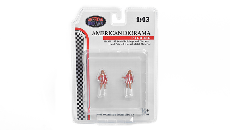 Sada figurek 2 ks 1:43 - Race Day Figures - American Diorama